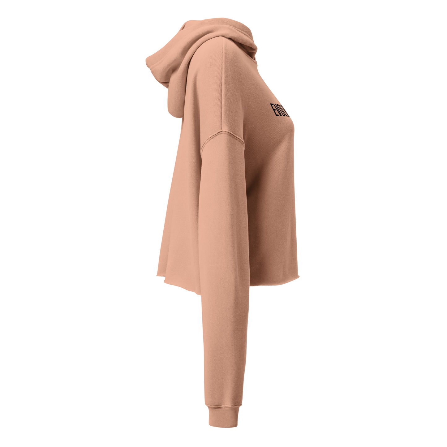 Evolved Human Simple Crop Hoodie