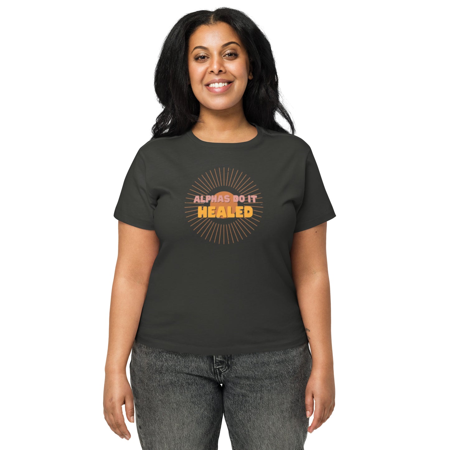 Alphas Do It Healed Women’s high-waisted t-shirt