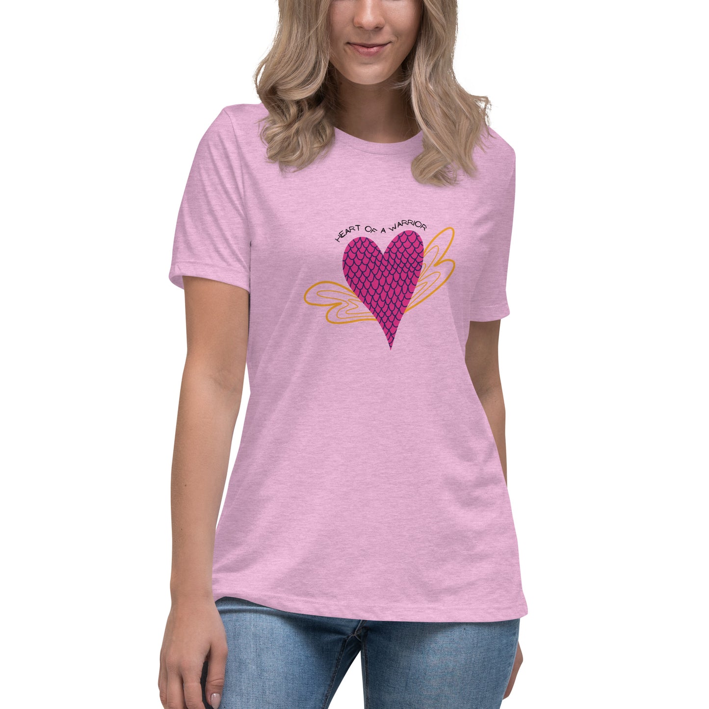 Heart of a Warrior Women's Relaxed T-Shirt
