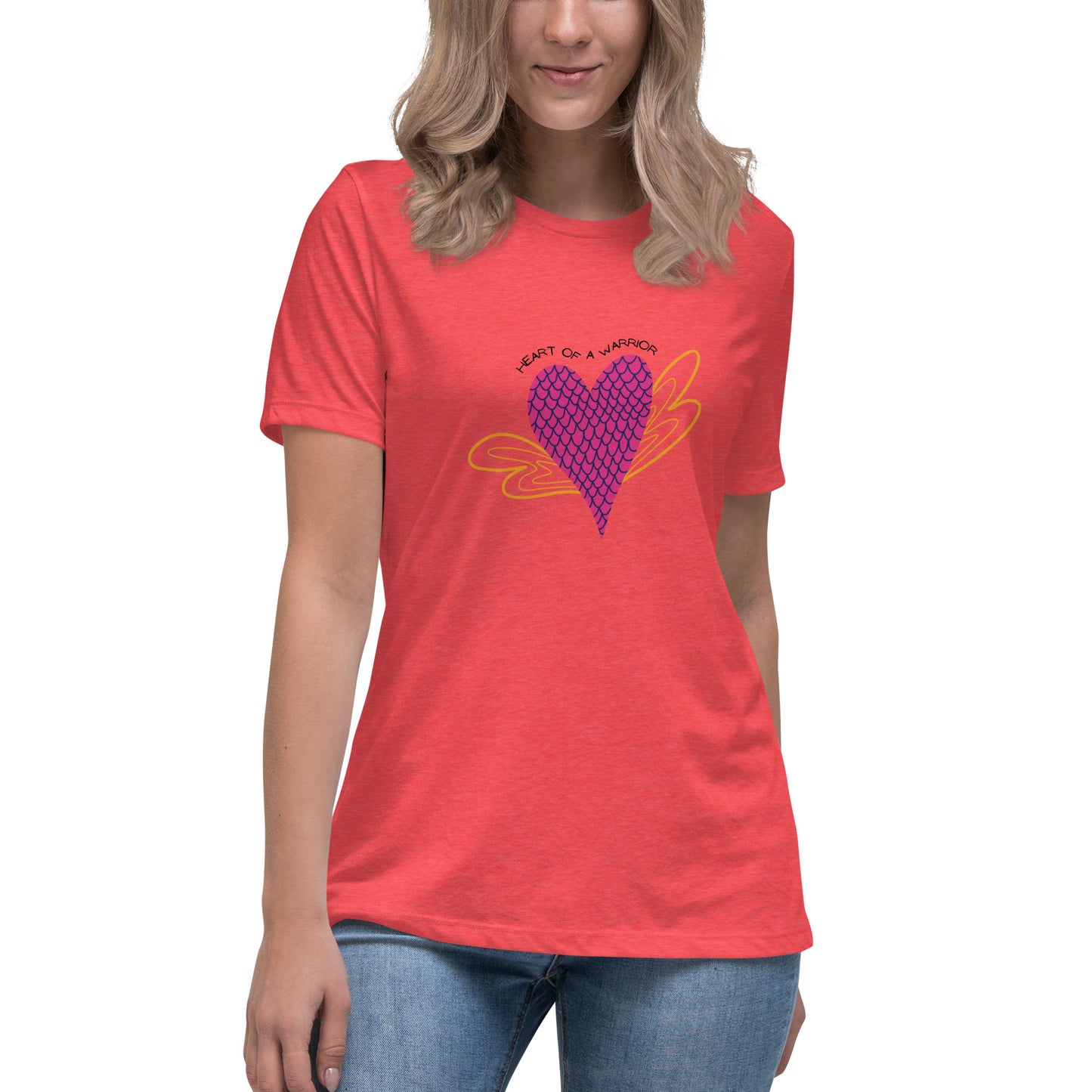 Heart of a Warrior Women's Relaxed T-Shirt