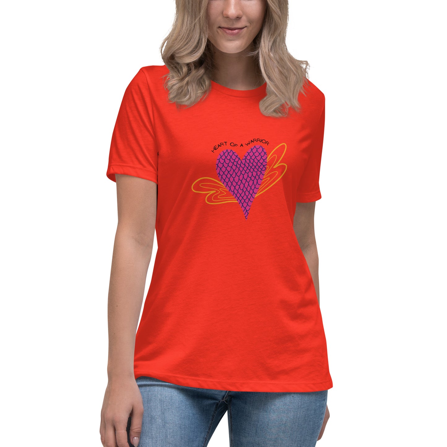 Heart of a Warrior Women's Relaxed T-Shirt