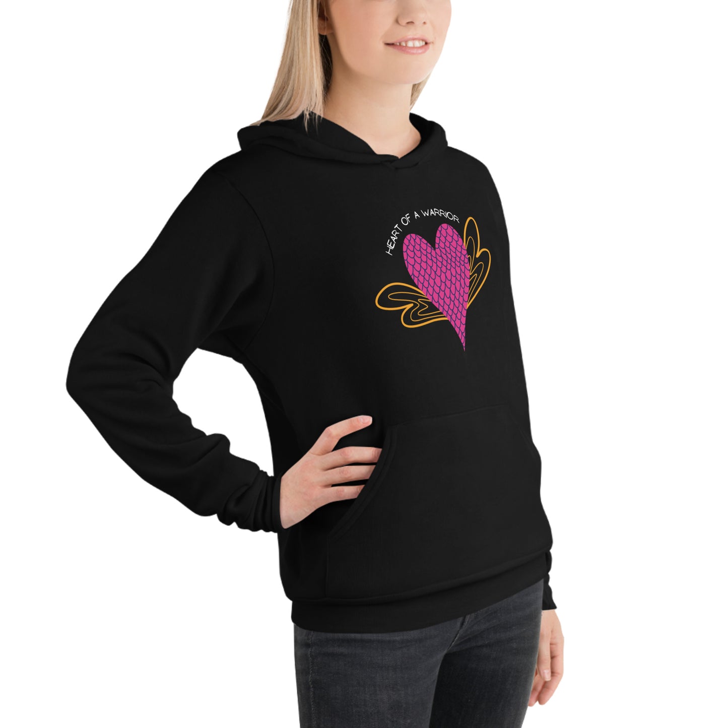 Heart of a Warrior Unisex hoodie