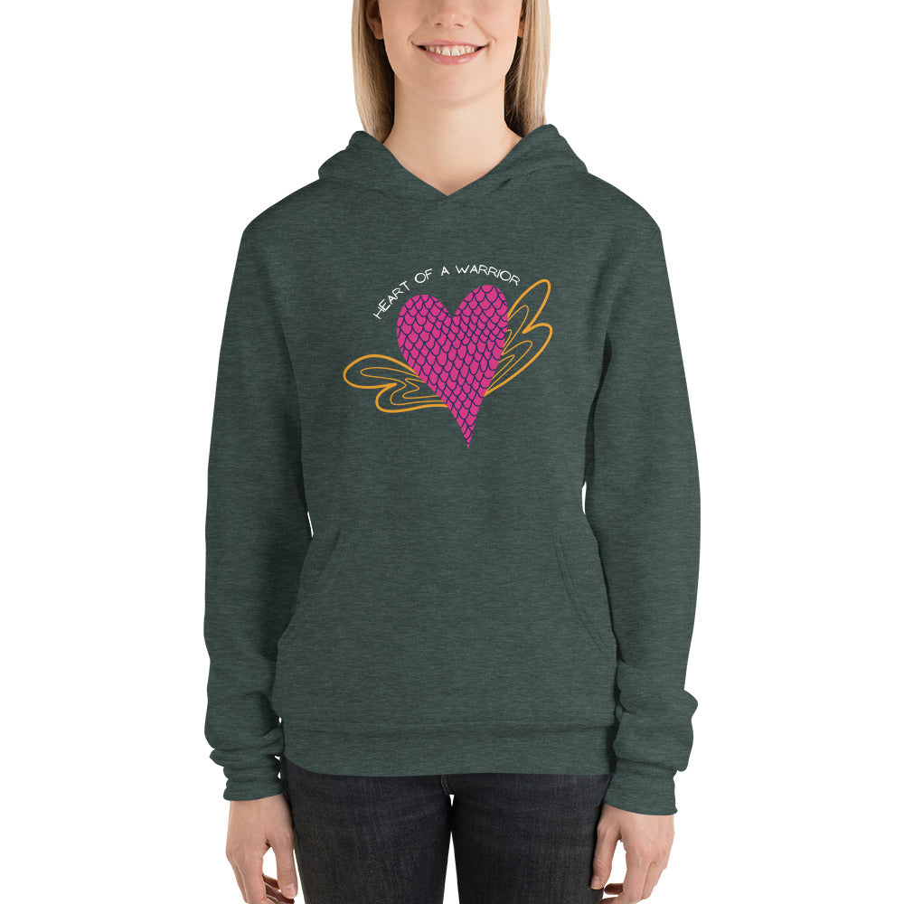 Heart of a Warrior Unisex hoodie