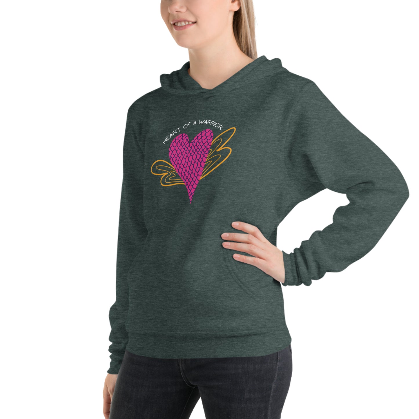 Heart of a Warrior Unisex hoodie