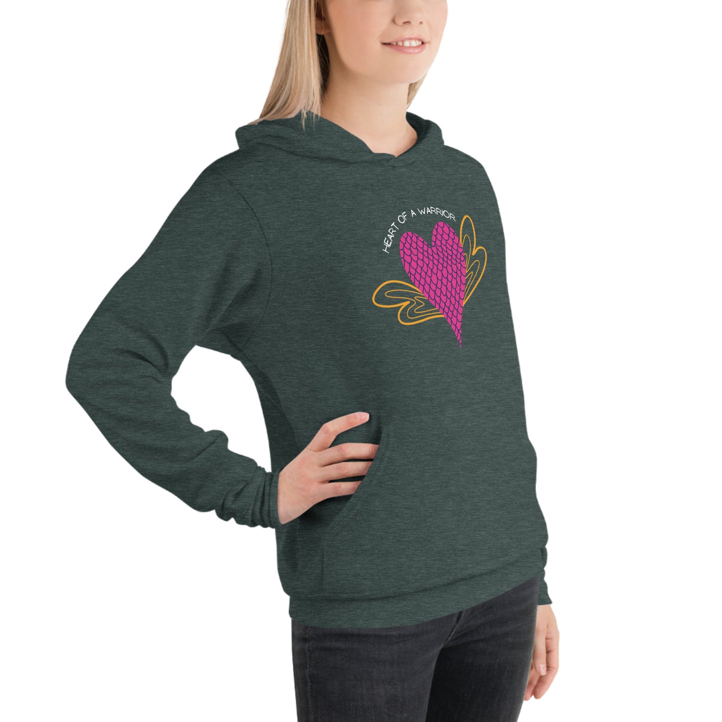 Heart of a Warrior Unisex hoodie