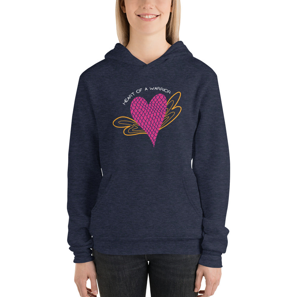 Heart of a Warrior Unisex hoodie