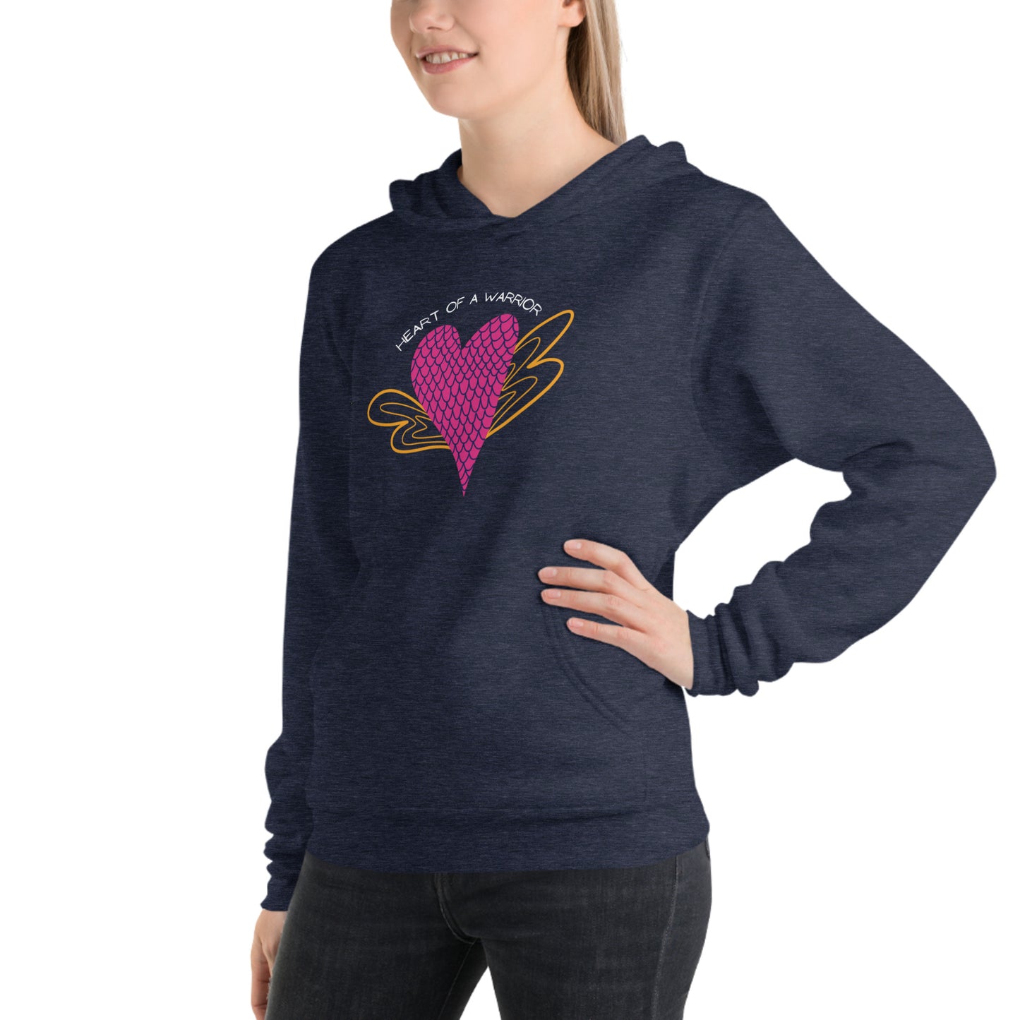 Heart of a Warrior Unisex hoodie