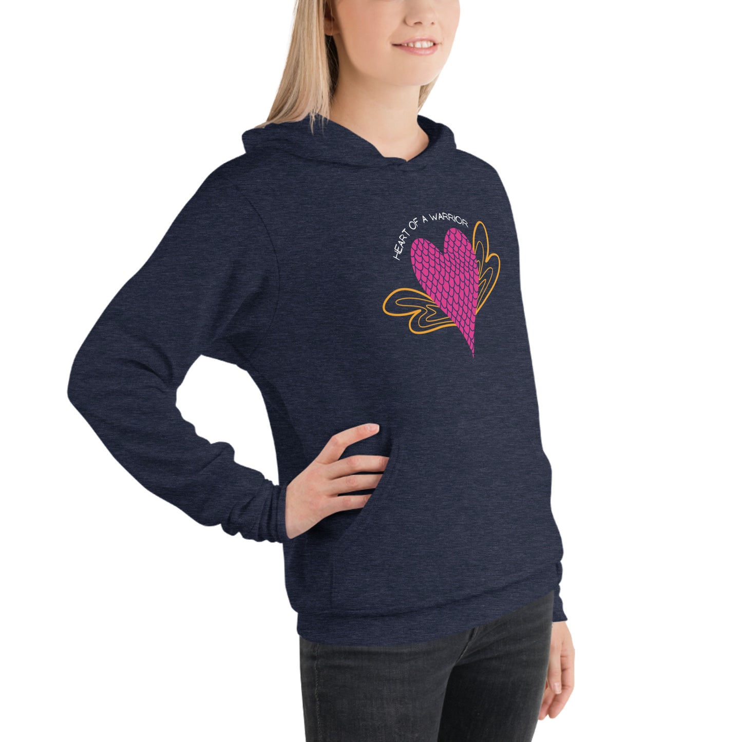 Heart of a Warrior Unisex hoodie