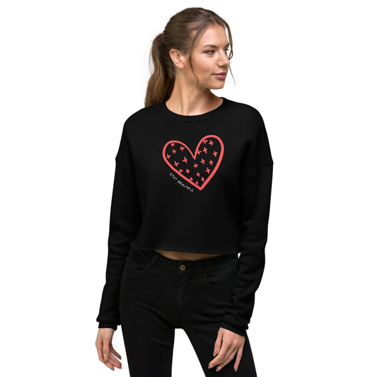 Stay Beautiful Ultra-Soft Crop Sweatshirt