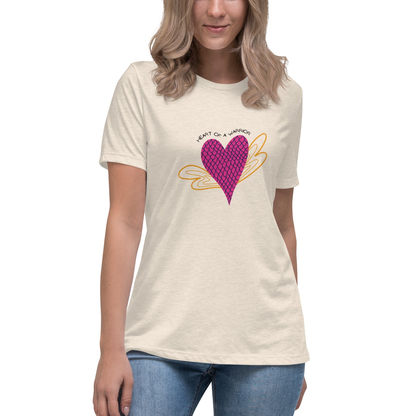 Heart of a Warrior Women's Relaxed T-Shirt