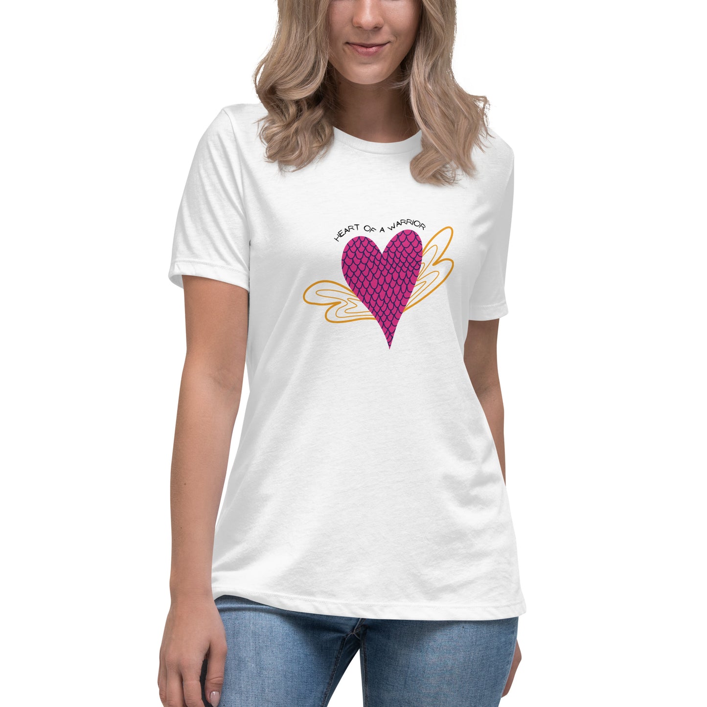 Heart of a Warrior Women's Relaxed T-Shirt